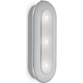 Nástěnné svítidlo BRILONER LED Lero Indoor 15,2 cm 0,4W 68lm stříbrná - BRILONER BRI 2280-014