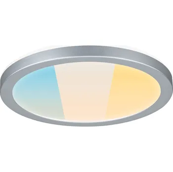 PAULMANN LED Panel Atria Shine IP44 kruhové 190mm 7,6W 3000 - 6500K matný chrom - PAULMANN P 71269