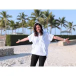 Nelly Mušelínová vesta - bílá velikost: S - L