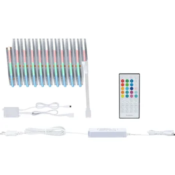 LED osvětlení PAULMANN MaxLED 500 LED Strip RGBW základní sada 3m 18W 530lm/m 896 LEDs/m RGBW+ 36VA - PAULMANN P 71198