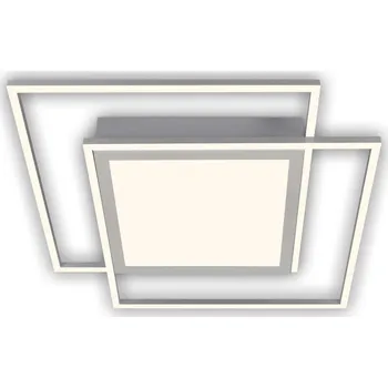 BRILONER LED stropní svítidlo, 51,5 cm, 50 W, 5000 lm, hliník-matný chrom - BRILO BRILO 3740-019