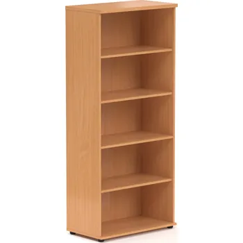 Knihovna NABYTEK-DESIGNOVY.CZ S580 11 - Kancelářský regál Komfort, 80x38,5x183,5 cm, bez dveří