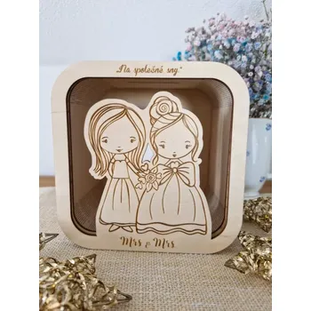 Pokladnička Pokladnička svatební ONA+ONA