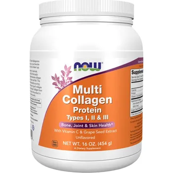 Kloubní výživa Now Foods Multi kolagenový protein typu I, II a III v prášku 454 g