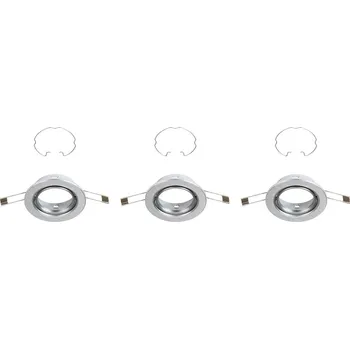 Bodové svítidlo BRILONER 3ks sada vestavné svítidlo, pr. 8,6 cm, hliník - BRILONER BRI 7110-039