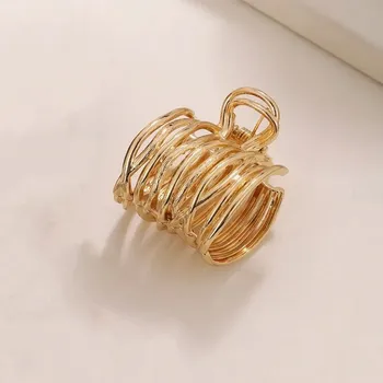 Geometrická kovová spona do vlasů pro ženy | vlasové doplňky - Styl 2