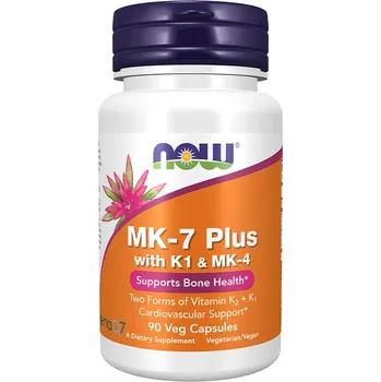 Fitness Now Foods MK-7 Plus with K1 & MK-4 90 kapslí
