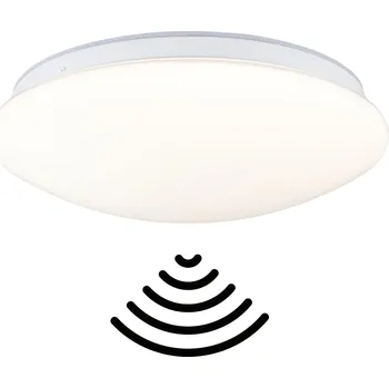 Svítidlo PAULMANN LED stropní svítidlo Leonis II soumrakové a pohybové čidlo (HF) IP44 3000 - 5700K 230V 16,5W bílá - PAULMANN P 75407