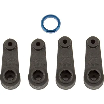 RC model ASSOCIATED B74 plastové páky serva, 4 ks.