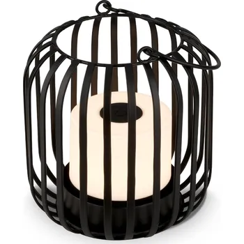 Venkovní osvětlení BRILONER LED nabíjecí stolní lampa, 13 cm, 2W, 150lm černá-zlatá - BRILONER BRILO 7479015