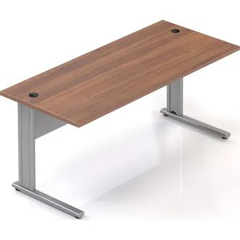 Psací stůl NABYTEK-DESIGNOVY.CZ BPR16 19 - Kancelářský stůl Komfort, kovová podnož, 160x70x76cm