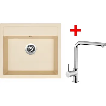 Kuchyňský dřez Sinks SOLO 560 Sahara + ELKA lesklá G23850