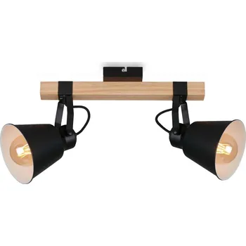 BRILONER Bodové svítidlo 40 cm 2x E27 40W černá - BRILO BRILO 2406-025