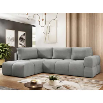 Nábytek Rohová rozkládací pohovka Bonkoi, Potah: Artico Steel MIRJAN 5903211387784