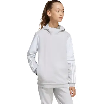 Chlapecká mikina Dětská mikina s kapucí Adidas Squadra 25 Sweat šedá