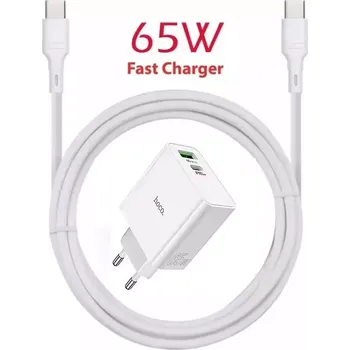 S-T-A-R Nabíječka pro Xiaomi Redmi Note 13 Pro 5G, 65W Quick Charge 4.0 + vysokorychlostní kabel typu C + C, nahrazuje originál MDY-12-EH