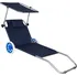 Zahradní lehátko Springos Mobi lehátko na kolečkách