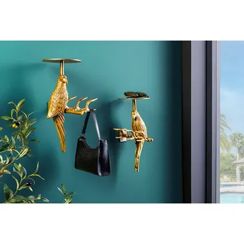 Věšák Nástěnný věšák 2 ks BIRD Dekorhome