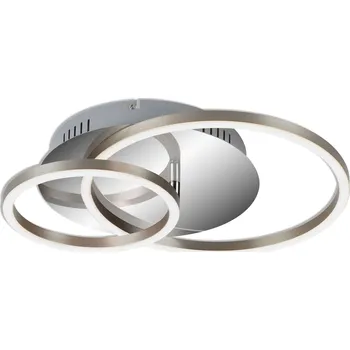 BRILONER LED stropní svítidlo, 39 cm, 30 W, hliník-chrom - BRILONER BRI 3222-018
