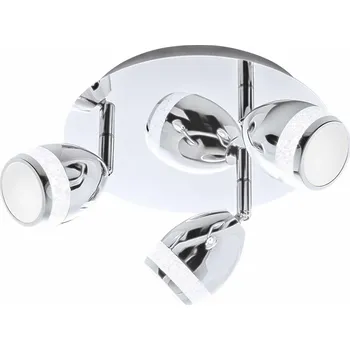 Koupelnové svítidlo BRILONER LED bodové svítidlo pr. 22 cm 3x4W 350lm chrom - BRILONER BRI 2995-038R
