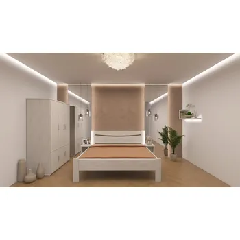 Postel HP-Nábytek Dvoulůžko Tea BUK ROZMĚR: 180 x 200 cm