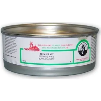 Olejová barva Olejová barva 120 ml Old Holland A4 Kremžská běloba + Zinková běloba