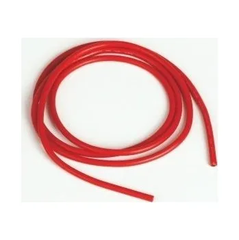 RC vybavení Graupner Silikonový kabel 2,0qmm, 14AWG, 1metr, červený