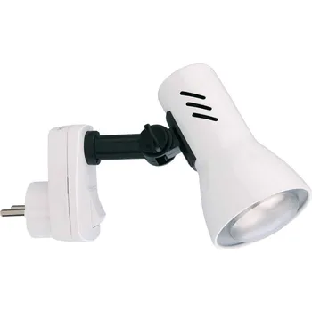 Noční světlo BRILONER Svítidlo do zásuvky 10,5 cm 1x E14 25W bílé - BRILONER BRI 2763-016P