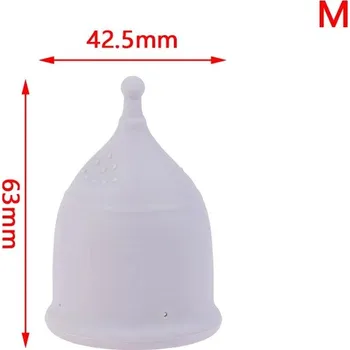 Menstruační kalíšek Menstruační kalíšek pro ženy skládací | menstruační pomůcka, dámská hygiena - šedá M