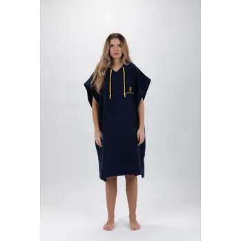 Dámské pončo PACIFIQUE SUD Surfovací pončo bez rukávů - střední velikost M MODRÁ