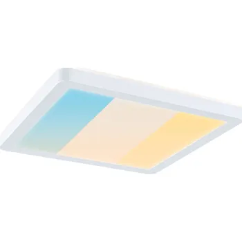 PAULMANN LED Panel Atria Shine IP44 hranaté 190x190mm 8W 3000 - 6500K bílá - PAULMANN P 71266