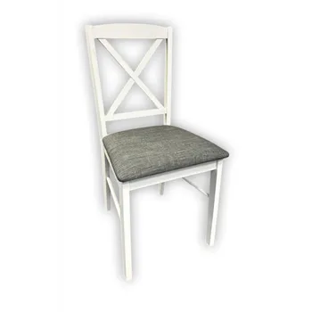 Jídelní židle Casarredo Jídelní čalouněná židle BRIXEN bílá/šedá