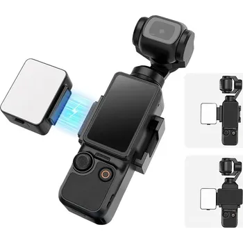 Příslušenství pro videokameru ULANZI Malé otočné magnetické světlo na DJI Pocket 3 - regulovatelné, dobíjecí USB-C
