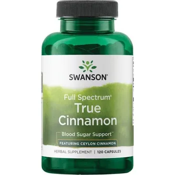 Přírodní produkt Swanson Full Spectrum True Cinnamon 120 cps.