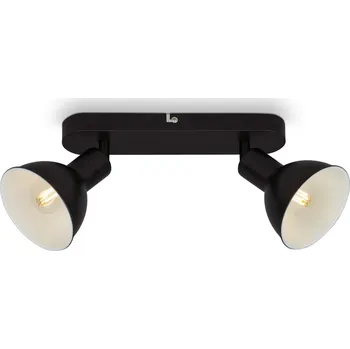 Osvětlení BRILONER Bodové svítidlo 27 cm 2x E14 max. 25W černá - BRILO BRILO 2674-025