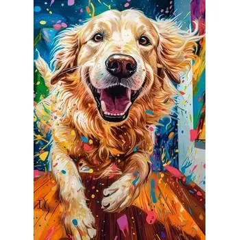 Puzzle Puzzle Psí radost 260 dílků CASTORLAND