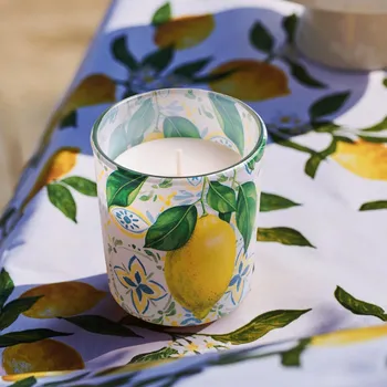 Svíčka Weltbild Svíčka ve skle Citron 493473