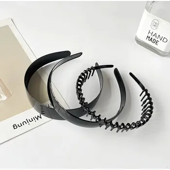 Čelenka Lesklá černá pánská čelenka do vlasů | doplněk do vlasů - 20 3ks