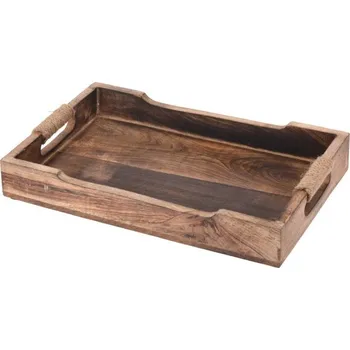 podnos 30x20x4,5cm, S, dekorační, mango dřevo