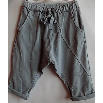 Dámské džíny Tepláky harémky šedé New Collection