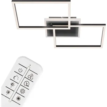 BRILONER LED CCT rám 50 cm 2x15W 1800lm černá - BRILONER BRILO 3049-015