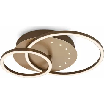 Svítidlo BRILONER LED stropní svítidlo, 40 cm, paměť, 26W, 2550lm, hnědé - BRILO BRILO 3773017