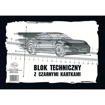 Skicák A4/8l černý PROTOS