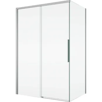 Ronal Oriana Stěna boční v 90° D36F1 pro dveře na straně madla, 90 x 200 cm, profil: aluchrom, výplň: čiré sklo, D36F10905007