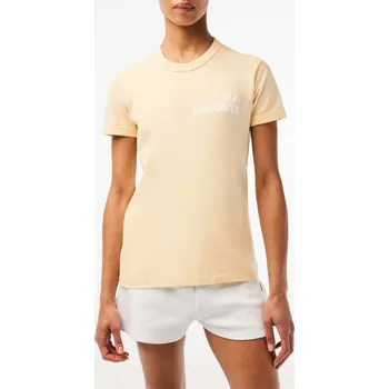 Dámské tričko Tričko Lacoste Yellow 1071128 10