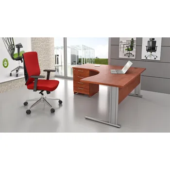 Zahradní sestava NABYTEK-DESIGNOVY.CZ ZEP 1.14 03 - Sestava kancelářského nábytku Komfort 1.14, calvados