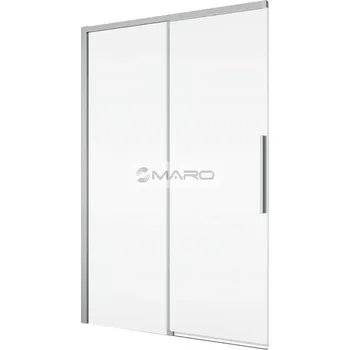 Sprchové dveře Ronal Oriana Dveře sprchové jednodílné s pevným polem D36S2 120 x 200 cm, profil: aluchrom, výplň: čiré sklo, D36S21205007