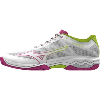 Dámská sportovní obuv Dámská padelová obuv Mizuno Wave Exceed LGT Padel White/Fuchsia Fed/Acid Lim Velikost: 41