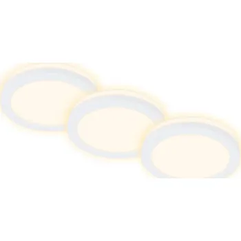 Bodové svítidlo BRILONER LED vestavná svítidla, pr.8,4 cm, 3x LED, 3 W, 350 lm, bílé - BRILONER BRI 7055-036