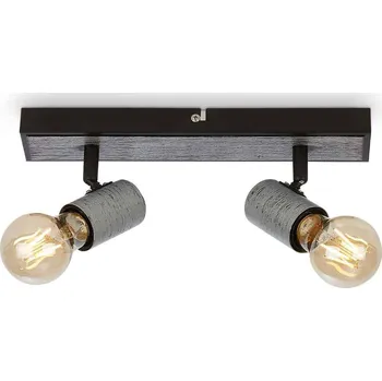 Osvětlení BRILONER Bodové svítidlo 30 cm 2x E27 max. 60W antická stříbrná - BRILONER BRI 2222-024